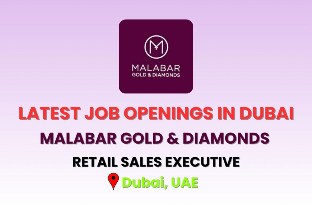 Retail Sales Executive Job in Dubai