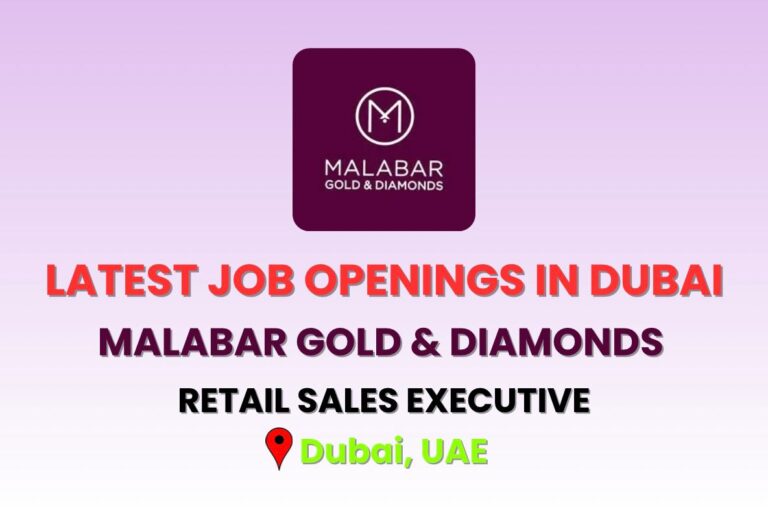 Retail Sales Executive Job in Dubai