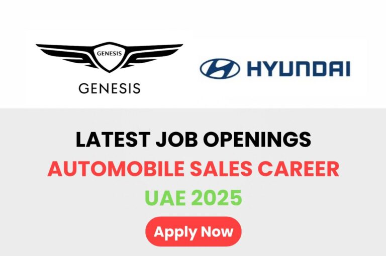 Automobile Company job openings in uae