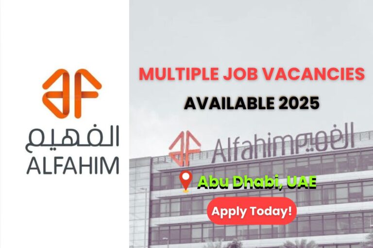Alfahim Group Abu Dhabi Job Vacancies 2025