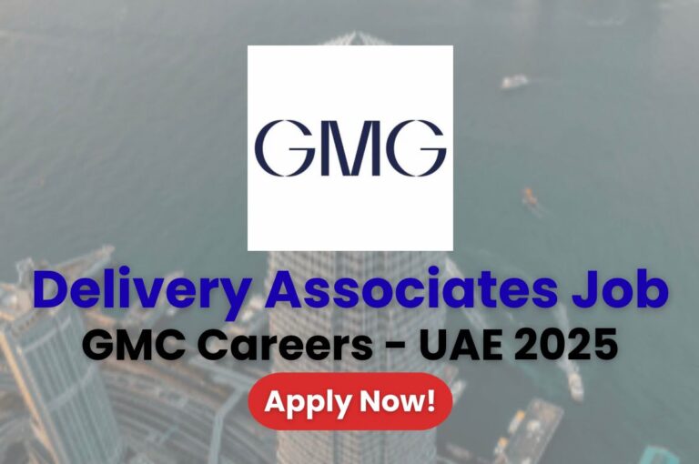 Delivery Associates Jobs at GMG Careers in UAE 2025