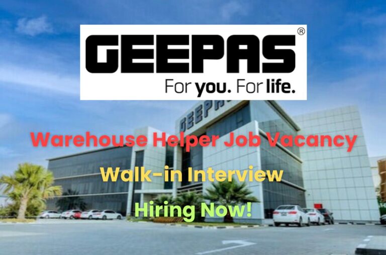Geepas Careers 2025 - Dubai job vacancy