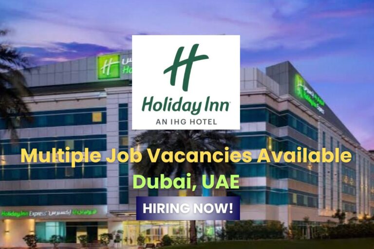 Holiday inn dubai careers 2025 - job vacancies