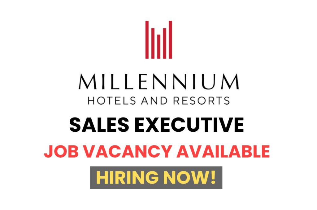 Millennium & Copthorne Airport Dubai Careers 2025 - Sales Executive job vacancy