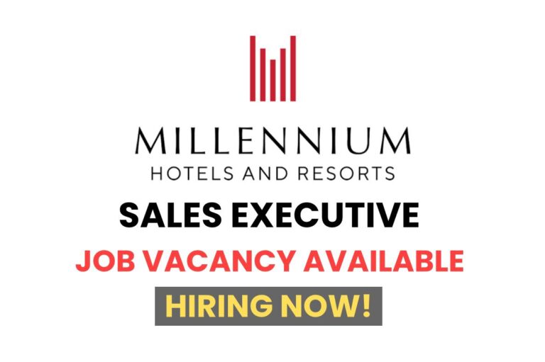 Millennium & Copthorne Airport Dubai Careers 2025 - Sales Executive job vacancy