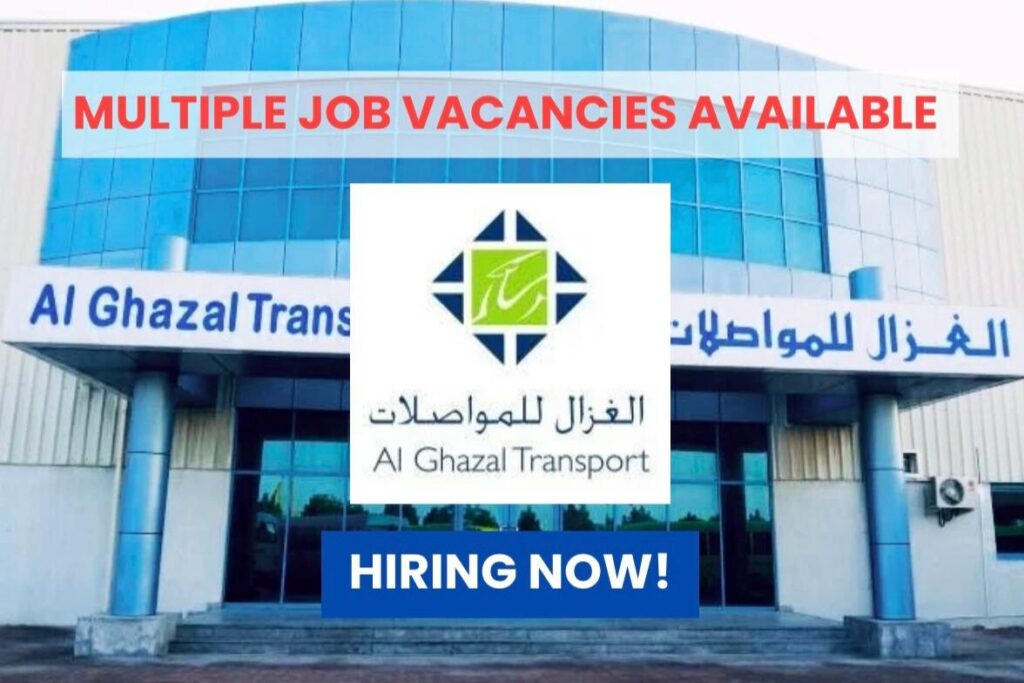 Al Ghazal Transport Careers 2025 - job vacancies uae