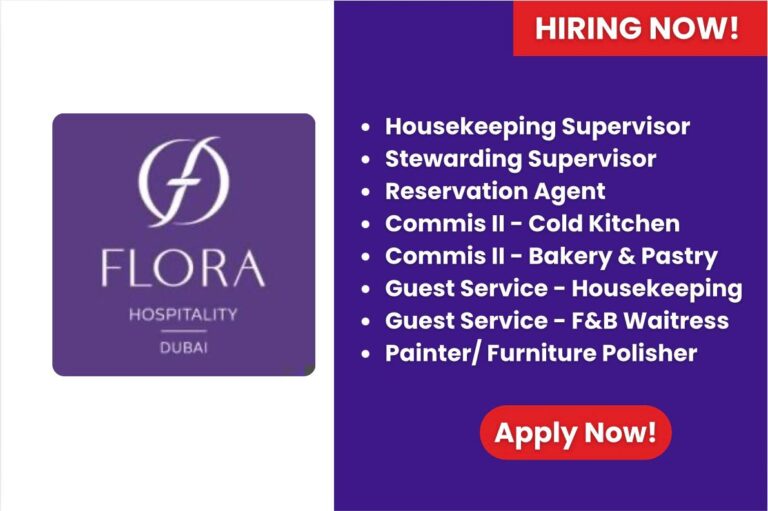 Flora Hospitality Careers dubai - job openings