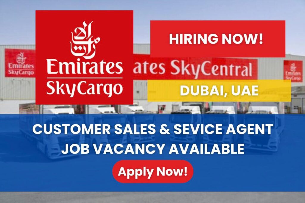 SkyCargo Careers 2025: Customer Sales & Service Agent Job Vacancies in Dubai