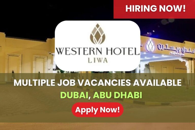 Western Hotels Careers 2025 - Job Vacancies in Dubai & Abu Dhabi