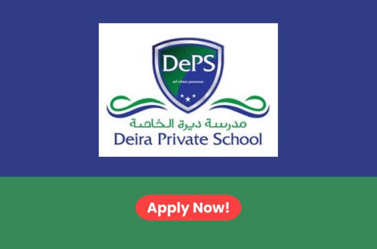 Deira Private School Careers 2026: Job Vacancy in Dubai