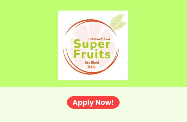 International Super Fruits Hiring 2026: Driver Cum Salesman Job Opportunity in Abu Dhabi, UAE
