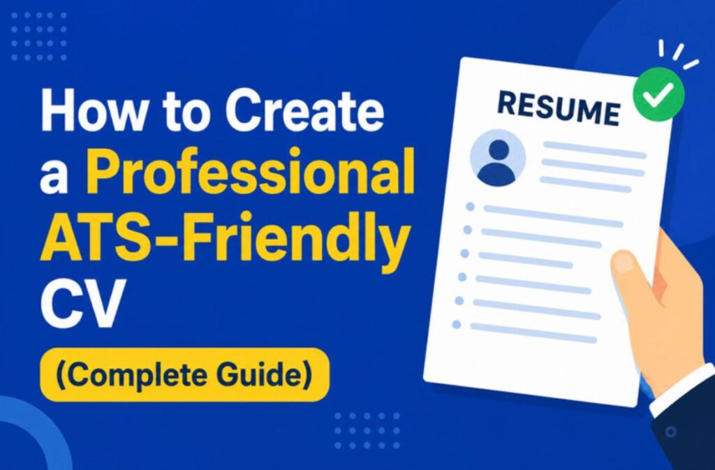 How to Create a Professional ATS-Friendly CV in 2026 | Complete Guide