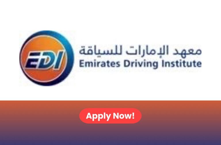 Emirates Driving Institute Careers 2026: Multiple Job Vacancies in Dubai, UAE